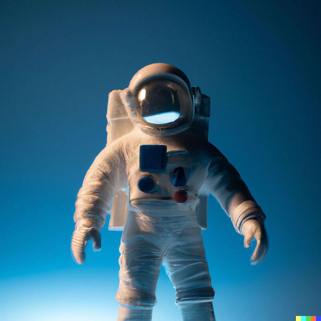 an astronaut, photograph, natural lighting